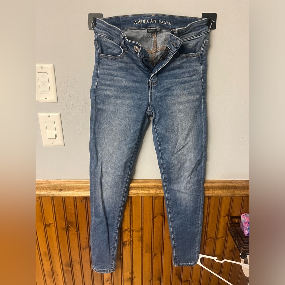 American Eagle - High Rise Skinny Jean Jeggings - Next Level Stretch - 2 Short